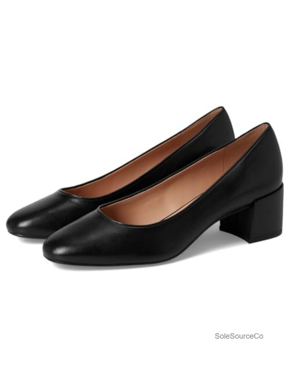 Leather Women's 45mm High Heel Go-to Shayla Block Heel Pump